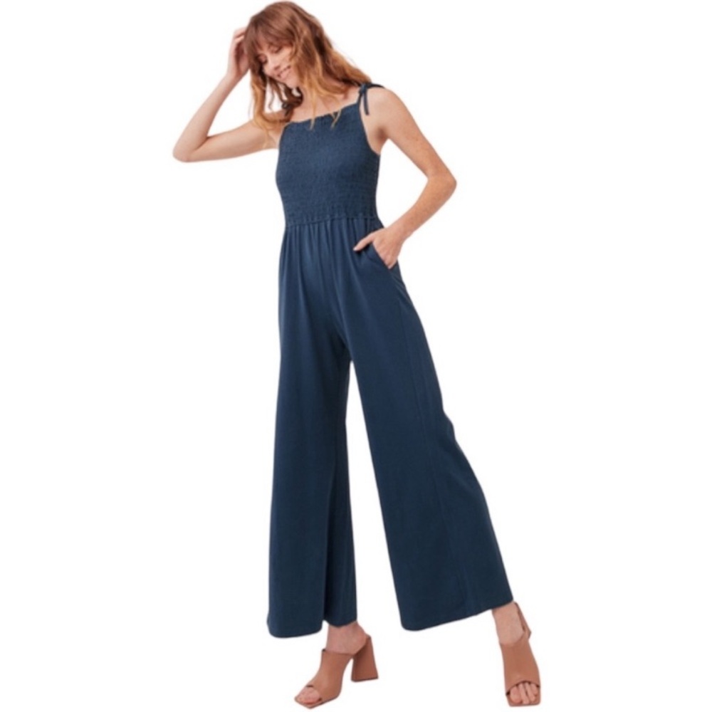 Pact The Soirée One And Done Jumpsuit in French Navy